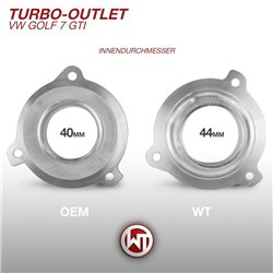 Turbo Muffler Delete pour VW Golf 7 GTI