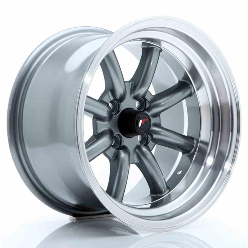 JR Wheels JR19 15x9 ET-13 4x100 Gun Metal