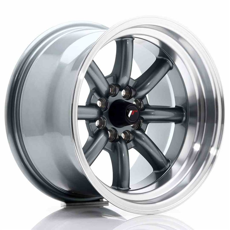JR Wheels JR19 15x9 ET-13 4x100/108 Gun Metal JR Wheels JR19 15x9 ET-13 4x100/108 Gun Metal