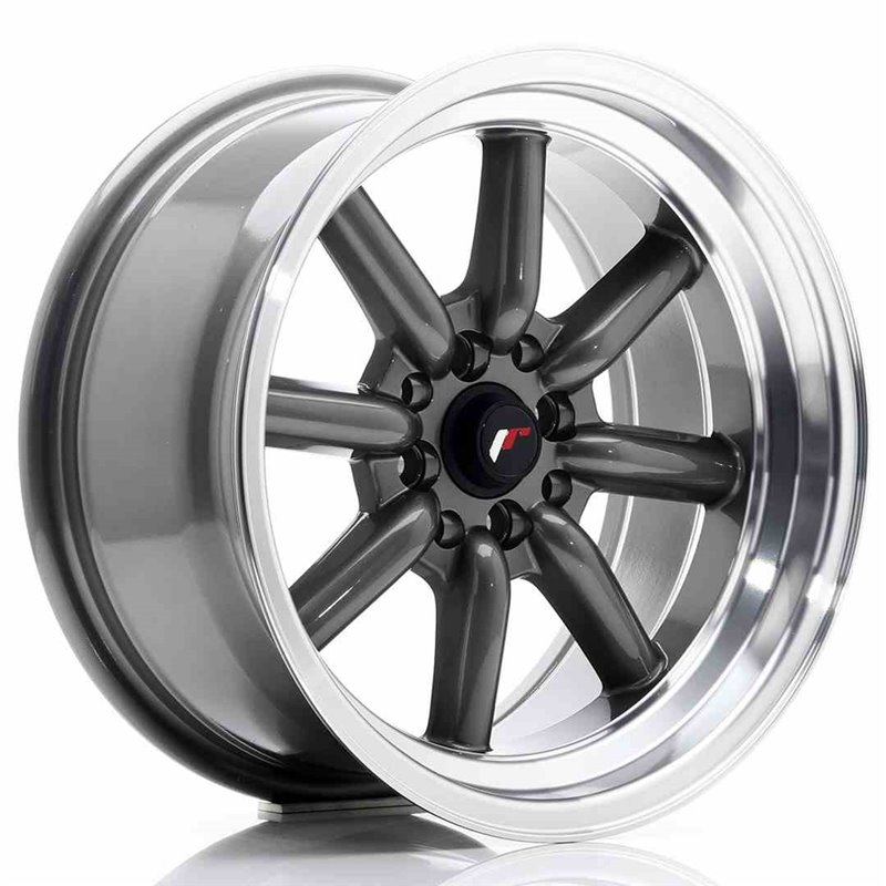JR Wheels JR19 16x8 ET0 4x100/114 Gun Metal JR Wheels JR19 16x8 ET0 4x100/114 Gun Metal