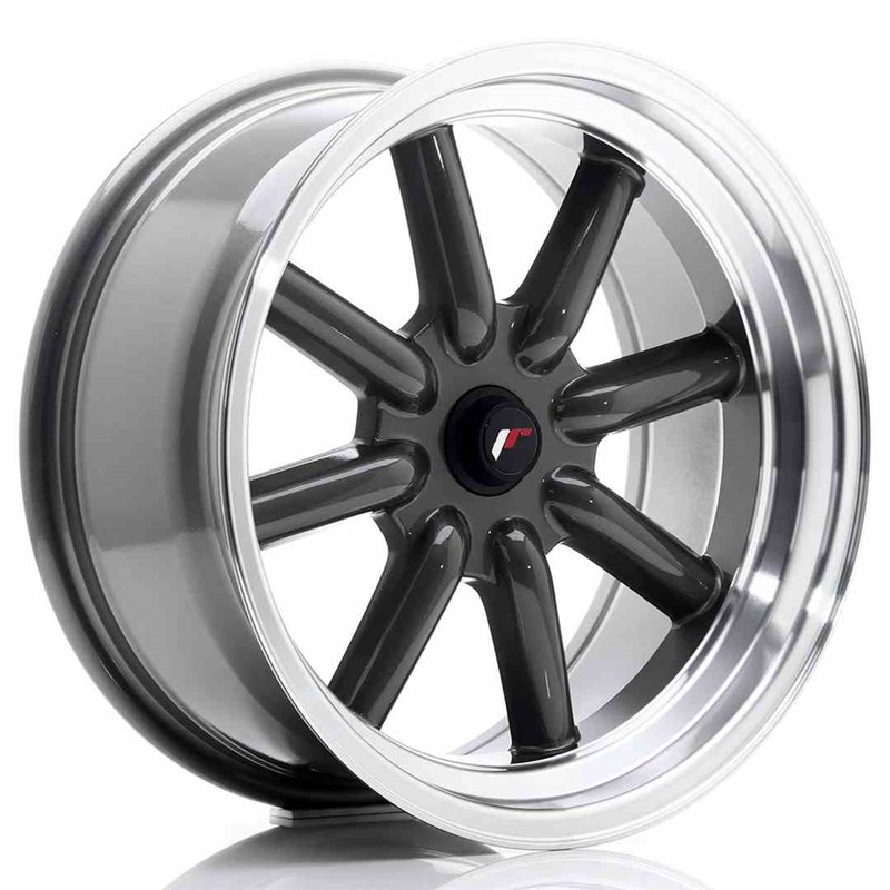 JR Wheels JR19 17x8 ET0 BLANK Gun Metal JR Wheels JR19 17x8 ET0 BLANK Gun Metal