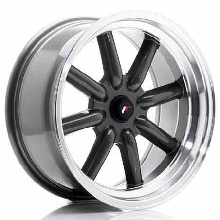 JR Wheels JR19 17x8 ET0 BLANK Gun Metal