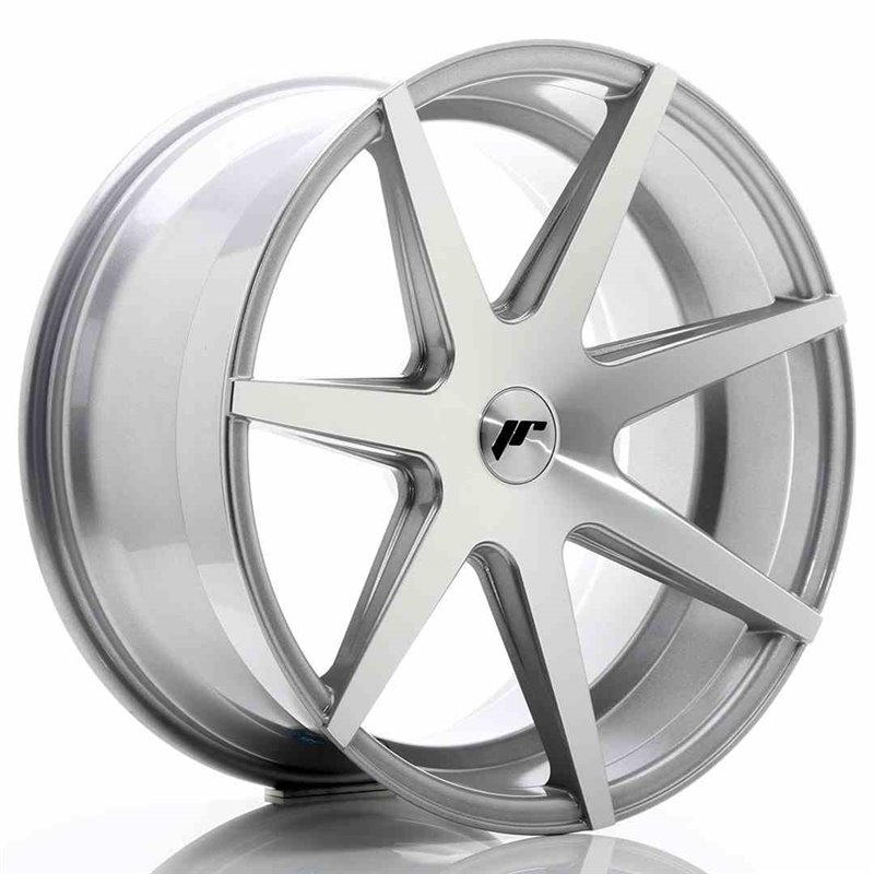 JR Wheels JR20 20x10 ET40 5H Blank Silver Machined