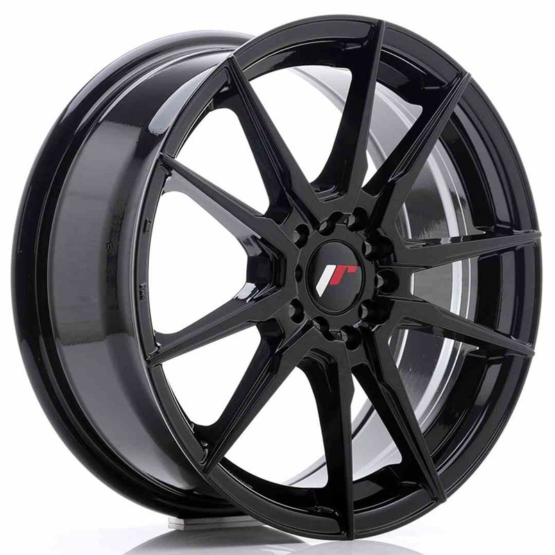 JR Wheels JR21 17x7 ET40 5x108/112 Glossy Black JR Wheels JR21 17x7 ET40 5x108/112 Glossy Black