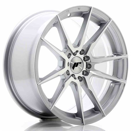 JR Wheels JR21 17x8 ET35 4x100/114 Silver Machined