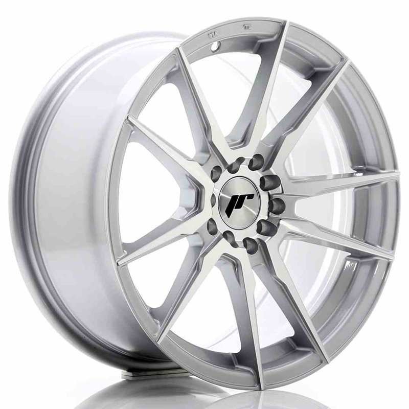 JR Wheels JR21 17x8 ET35 5x100/114 Silver Machined JR Wheels JR21 17x8 ET35 5x100/114 Silver Machined