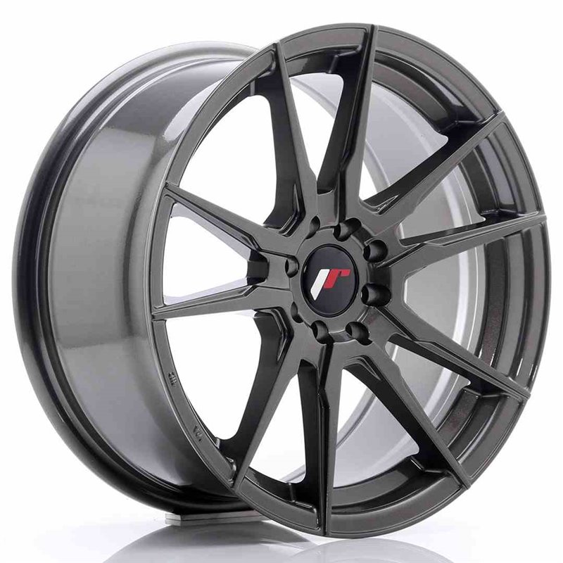 JR Wheels JR21 17x8 ET35 5x110/120 Hyper Gray JR Wheels JR21 17x8 ET35 5x110/120 Hyper Gray