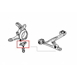 Correcteur de centre de roulis avant Honda S2000