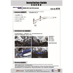 Barre de renfort centrale avant Honda HR-V