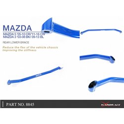 Barre anti-rapprochement inférieure arrière Mazda 3, 5