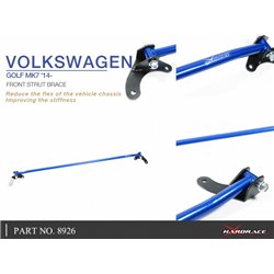 Barre anti-rapprochement avant supérieure Volkswagen Golf, Golf R