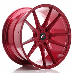 JR Wheels JR21 20x11 ET30-50 5H BLANK Platinum Red