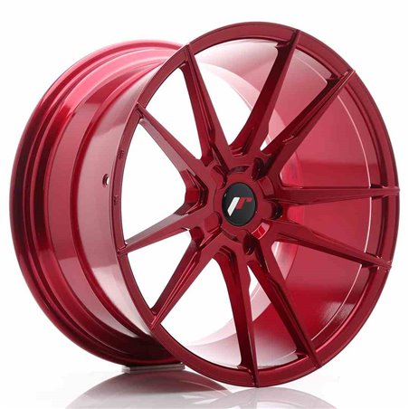 JR Wheels JR21 20x11 ET30-50 5H BLANK Platinum Red