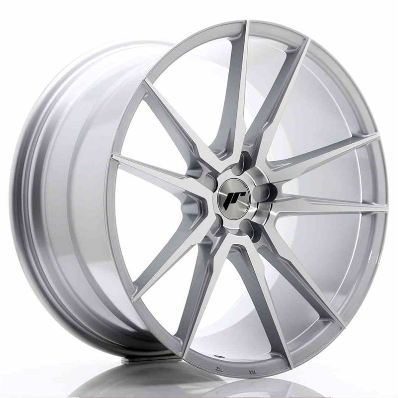 JR Wheels JR21 21x11 ET15-55 5H BLANK Silver Machined Face JR Wheels JR21 21x11 ET15-55 5H BLANK Silver Machined Face