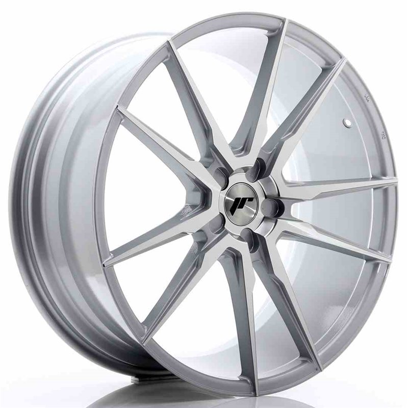 JR Wheels JR21 22x9,5 ET30-48 5H BLANK Silver Machined Face JR Wheels JR21 22x9,5 ET30-48 5H BLANK Silver Machined Face