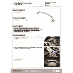 Renfort de berceau arrière Ford Focus