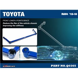 Renfort inférieur avant 4 points Toyota RAV4