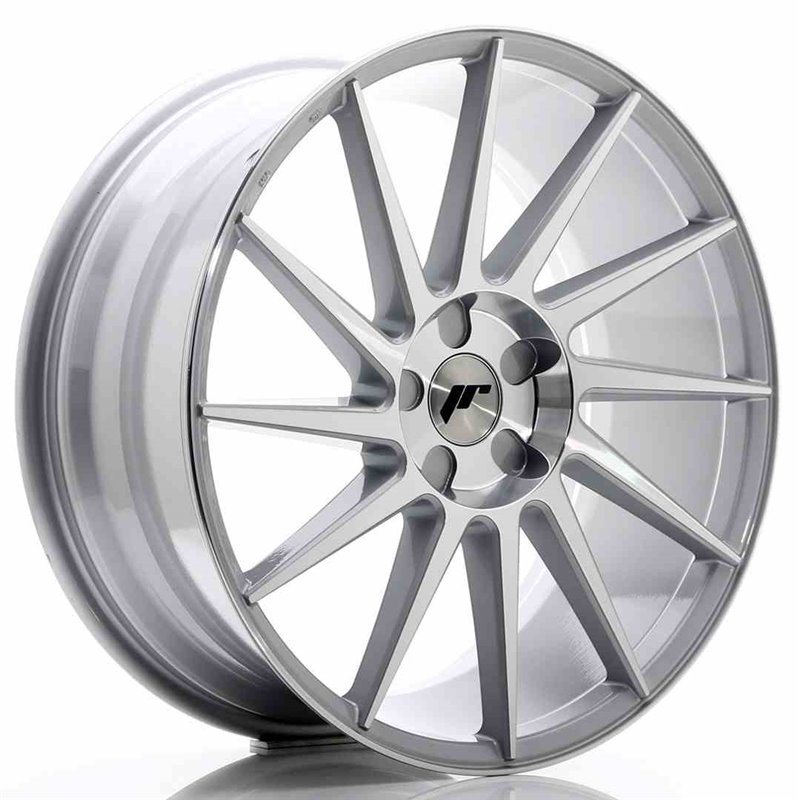 JR Wheels JR22 20x8,5 ET20-40 5H BLANK Silver Machined Face