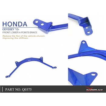Renfort inférieur avant 4 points Honda Odyssey JDM
