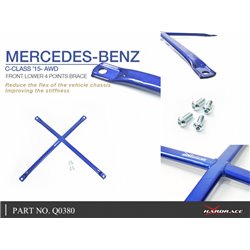 Renfort inférieur avant 4 points Mercedes-Benz Classe C, Classe GLC