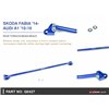 Renfort de poutre de torsion arrière Audi A1, Skoda Fabia