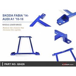 Renfort inférieur central Audi A1, Skoda Fabia