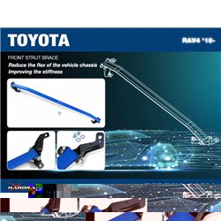 Barre anti-rapprochement avant supérieure Toyota RAV4