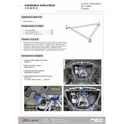 Renfort inférieur avant Suzuki Ignis