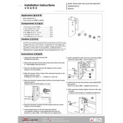 Support de relocalisation de barre Panhard arrière Jeep Wrangler, Wrangler Unlimited