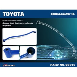 Renfort de berceau arrière Toyota Corolla/Altis/Auris