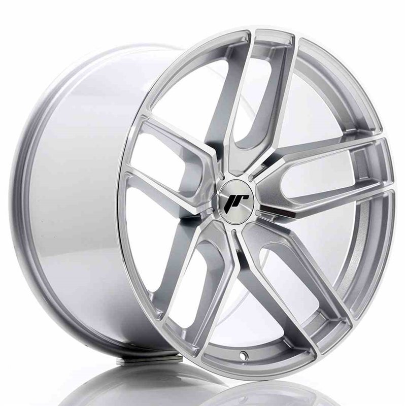 JR Wheels JR25 19x11 ET40 5H BLANK Silver Machined Face JR Wheels JR25 19x11 ET40 5H BLANK Silver Machined Face