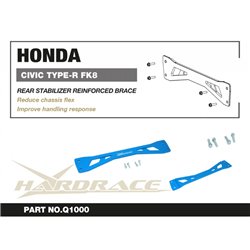 Renfort de faux-châssis arrière Honda Civic