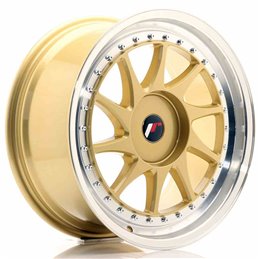 JR Wheels JR26 18x8,5 ET20-40 BLANK Gold w/Machined Lip