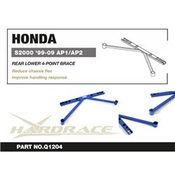 Barre de renfort inférieure arrière 4 points Honda S2000