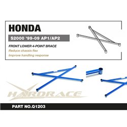 Barre de renfort inférieure avant 4 points Honda S2000