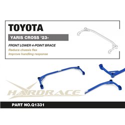 Renfort inférieur avant 4 points Toyota Yaris cross