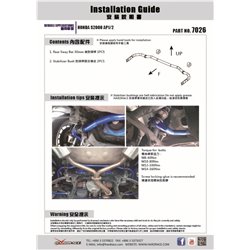Barre stabilisatrice arrière Honda S2000