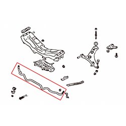 Barre stabilisatrice avant Subaru Forester