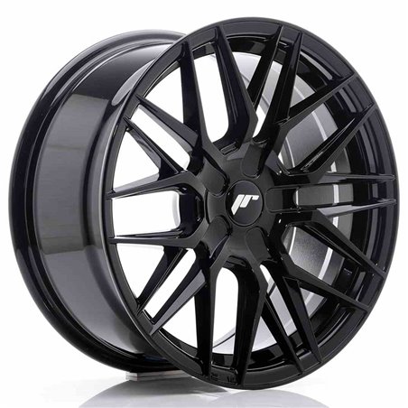 JR Wheels JR28 17x8 ET35-40 BLANK Gloss Black