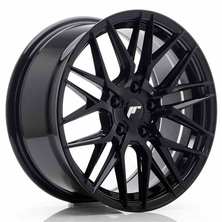 JR Wheels JR28 17x8 ET40 5x112 Glossy Black