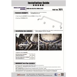 Barre stabilisatrice arrière Audi