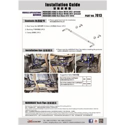 Barre stabilisatrice arrière Infiniti, Mercedes-Benz