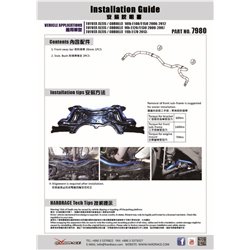 Barre stabilisatrice avant Toyota Corolla/Altis/Auris