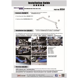 Barre stabilisatrice avant Mitsubishi Colt Plus