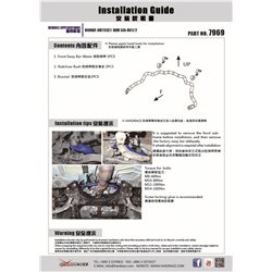 Barre stabilisatrice avant Honda Odyssey JDM