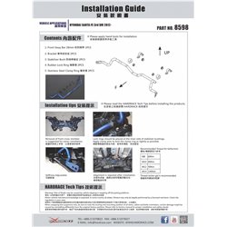 Barre stabilisatrice avant Hyundai Santa fe