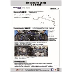 Barre stabilisatrice avant Honda Civic