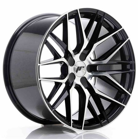 JR Wheels JR28 19x10,5 ET20-40 5H BLANK Gloss Black Machined Face