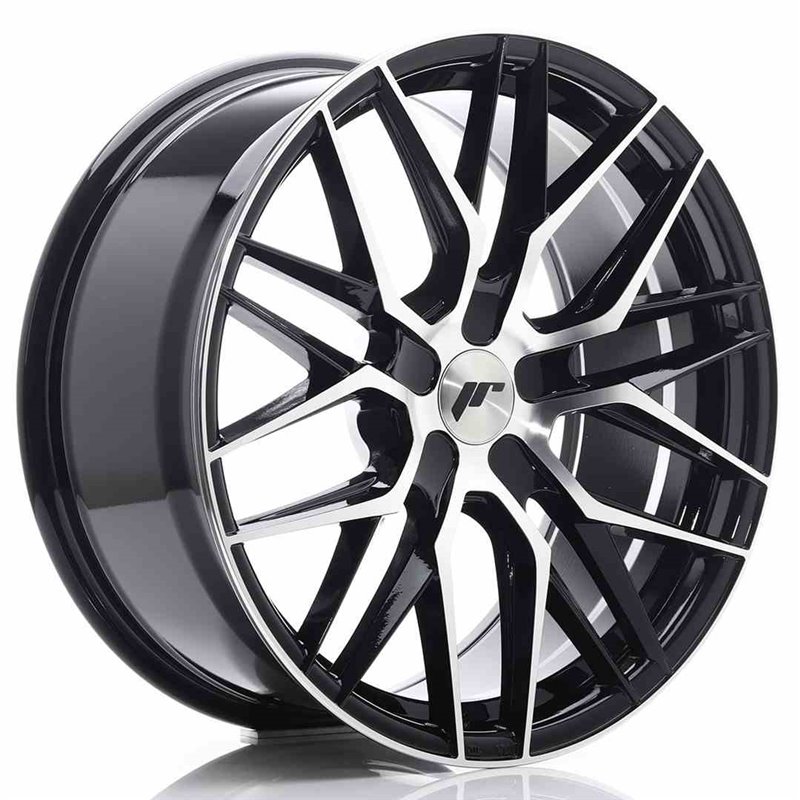 JR Wheels JR28 19x8,5 ET20-40 5H BLANK Gloss Black Machined Face