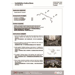 Barre stabilisatrice avant Hyundai Elantra, I-30, Veloster